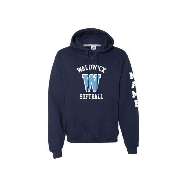 Waldwick Softball Cotton Hoodie - Navy